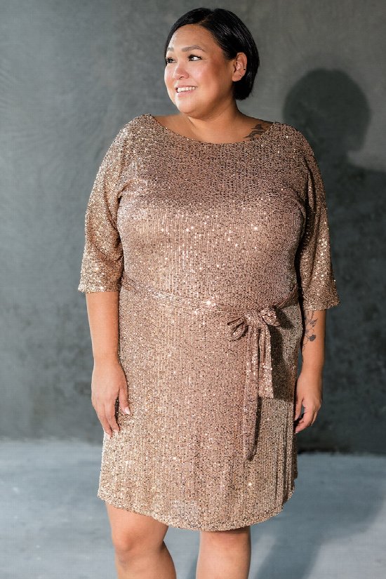Sparkle Bright Belted Dress 2